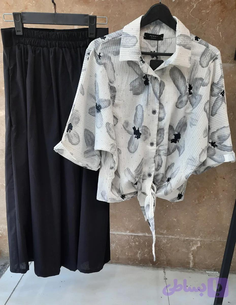 شومیز گره ای و دامن