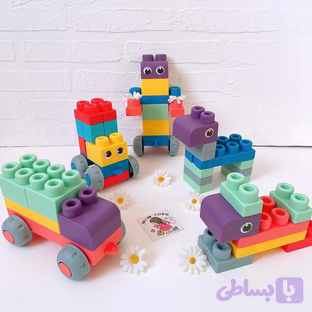 لگو سافت ۸۰ تکه کیسه ای 🍭