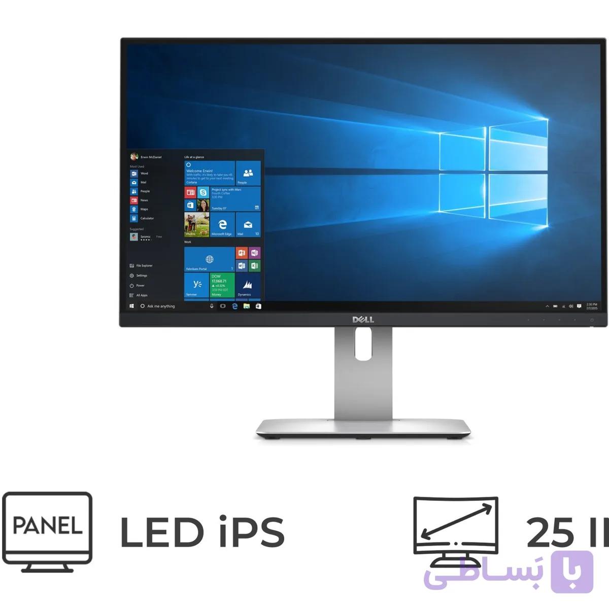 مانیتور 25اینچ 2k دل Dell Ultra sharp U2518D استوک — تصویر 1