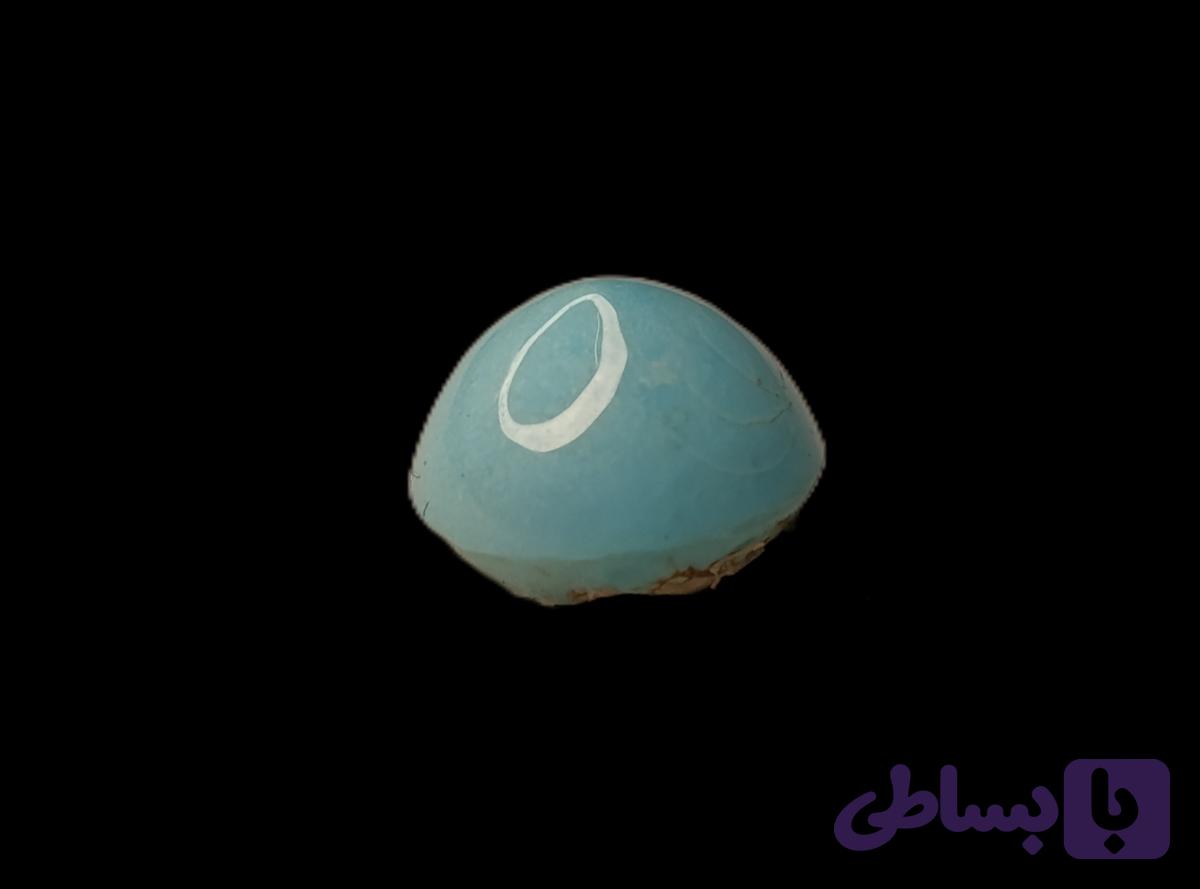 نگین فیروزه نیشابوری عجمی تمام گوشت — تصویر 1