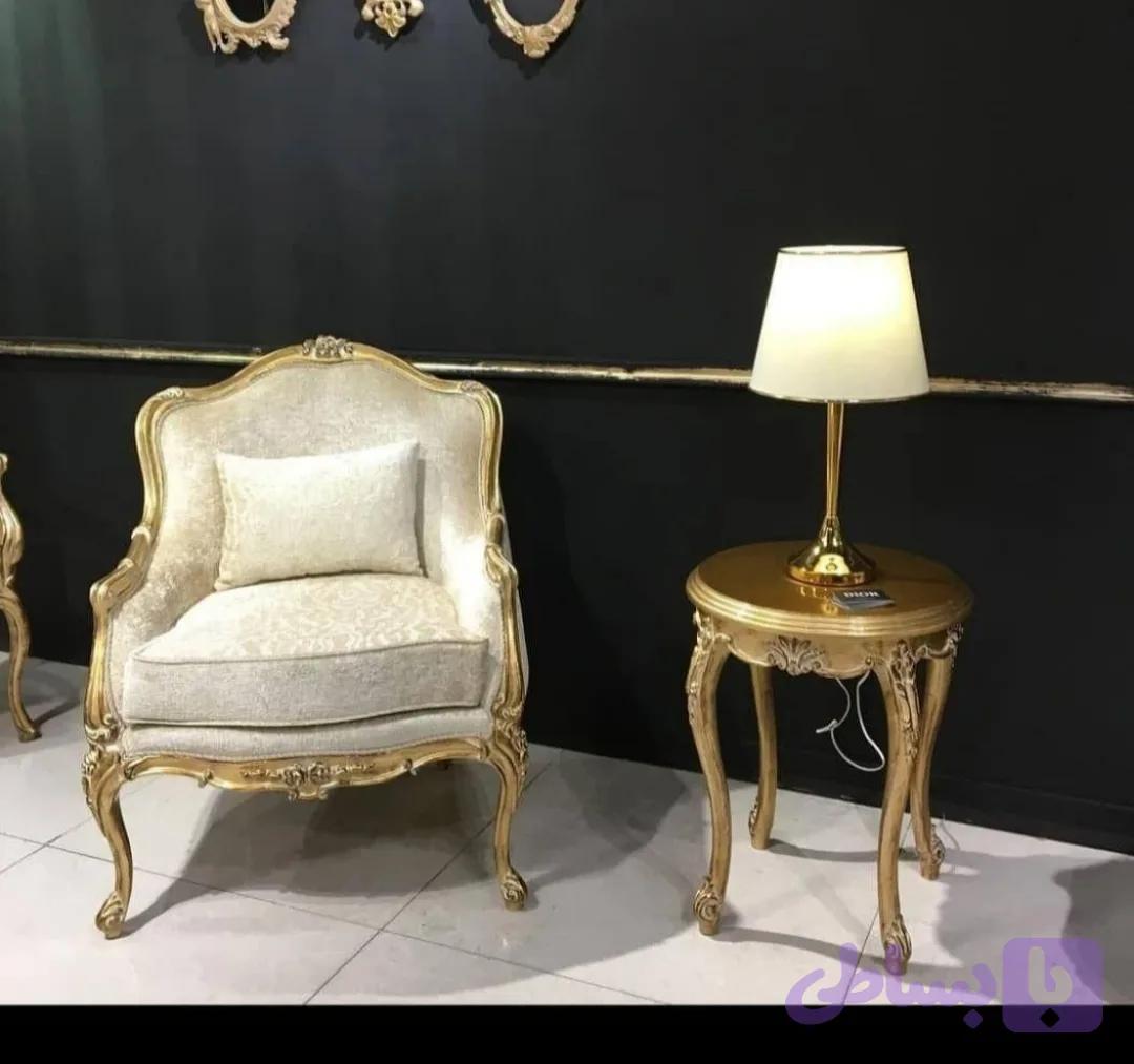 مبل ۷ نفره با میز مدل برژه