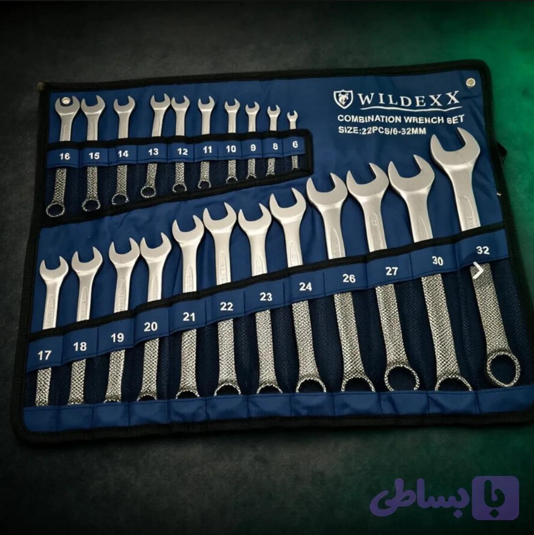 ست آچار یکسر رینگ 22 پارچه ویلدکس(قسطی دیجی پی و ترب پی)