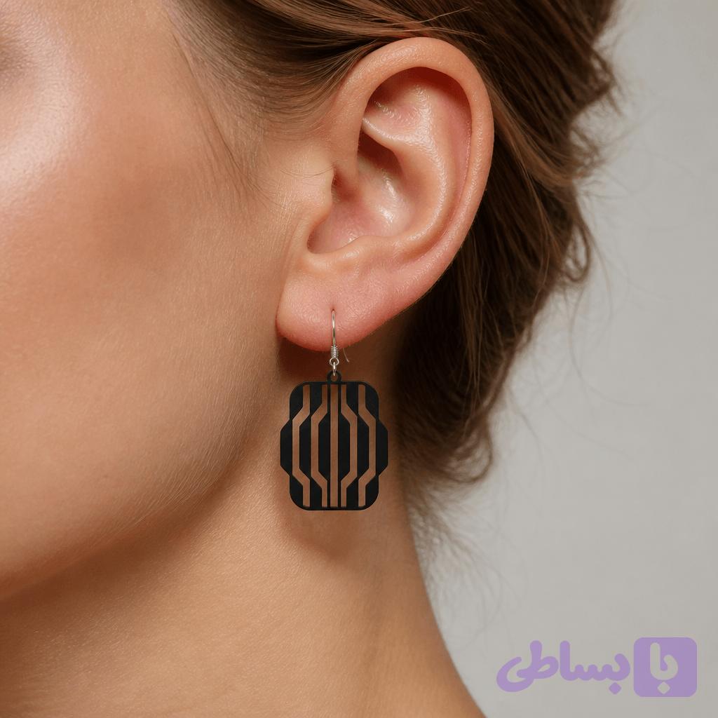 گوشواره آویز مدل قدرت جذب — تصویر 1