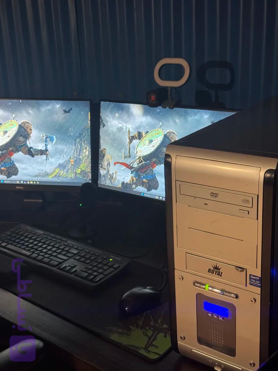 کامپیوتر اقتصادی گیمینگ Class AD | سیستم AMD + NVIDIA اورهال و بازسازی‌شده | قطعات کارکرده | مناسب بازی‌های کلاسیک و قدیمی + Retro Gaming و کاربری سبک | AMD Athlon 64 3500+ | NVIDIA GeForce GT 210 | HDD Maxtor 160GB | Windows 7
