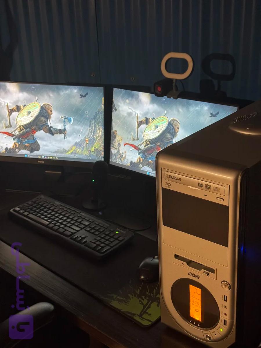 کامپیوتر اقتصادی گیمینگ Class AC | سیستم AMD + NVIDIA اورهال و بازسازی‌شده | قطعات کارکرده | مناسب بازی‌های کلاسیک و قدیمی + کاربری سبک و خانگی | AMD Athlon X2 7450 | ASUS GeForce GT 210 | RAM 4GB Kingston DDR2 | HDD Western Digital Blue 160GB
