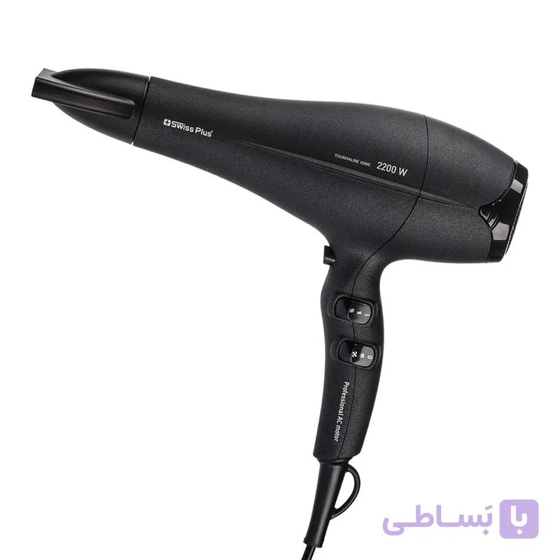 سشوار سوئیس پلاس مدل HD-۹۹۰ | خشک‌کردن سریع و یکنواخت | حالت‌دهی حرفه‌ای با کنترل حرارت