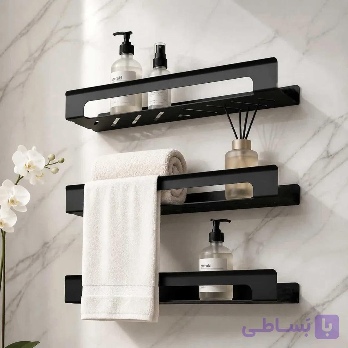 شلف فلزی سه تیکه حمام و سرویس بهداشتی آتاژور  PJ344