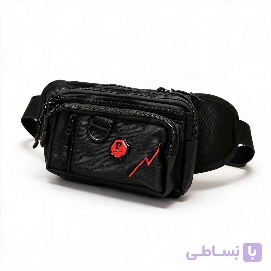 کیف کمری اسپرت چندزیپ مشکی | کد 705 — تصویر 1