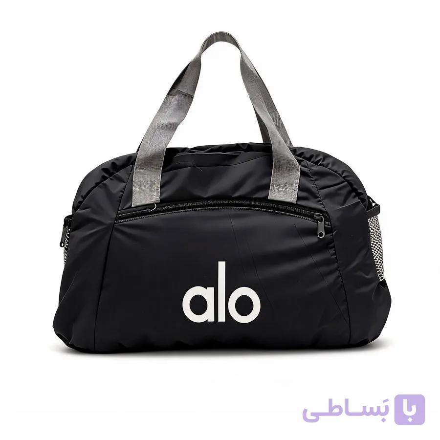 ساک ورزشی باشگاهی مدل alo | رنگ مشکی صورتی آبی | کد 416 — تصویر 1