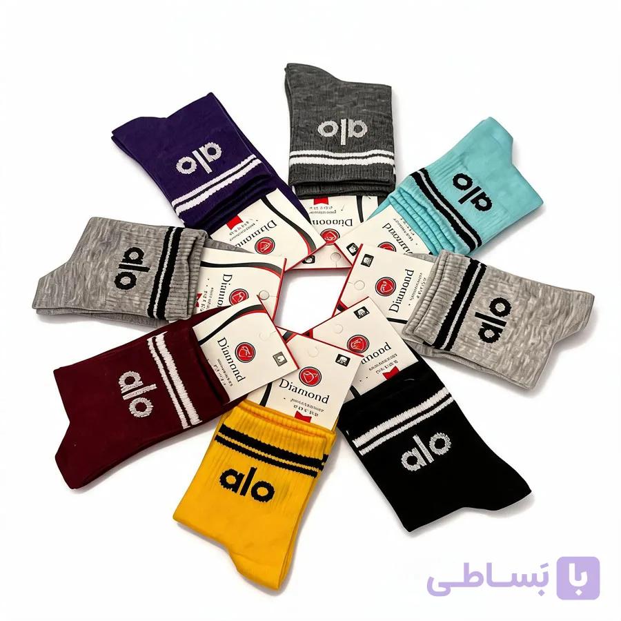 جوراب اسپرت ساق‌دار طرح ALO — تصویر 1