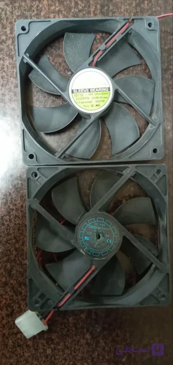 فن 12ولت کارکرده سایز 12*12 سانت