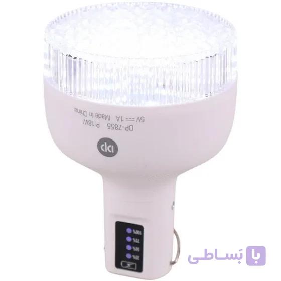 چراغ آویز دی پی مدل DP-7855 با نور مهتابی ۱۸ وات