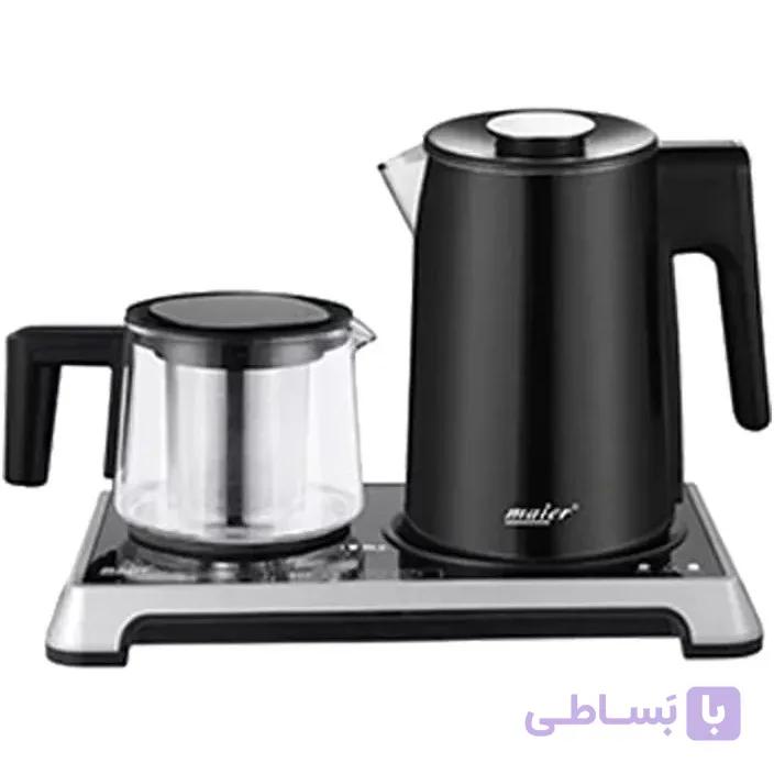چای ساز مایر مدل MR3522 ظرفیت ۱.۷ لیتر با کتری استیل ضد زنگ