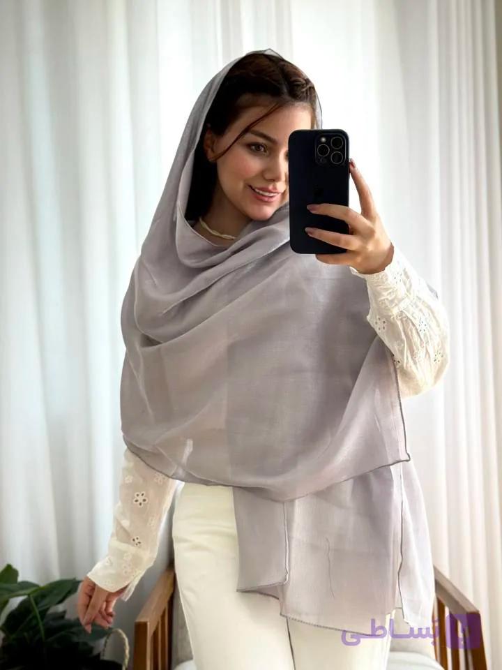 شال زنانه مجلسی ژان ژان پارچه وارداتی