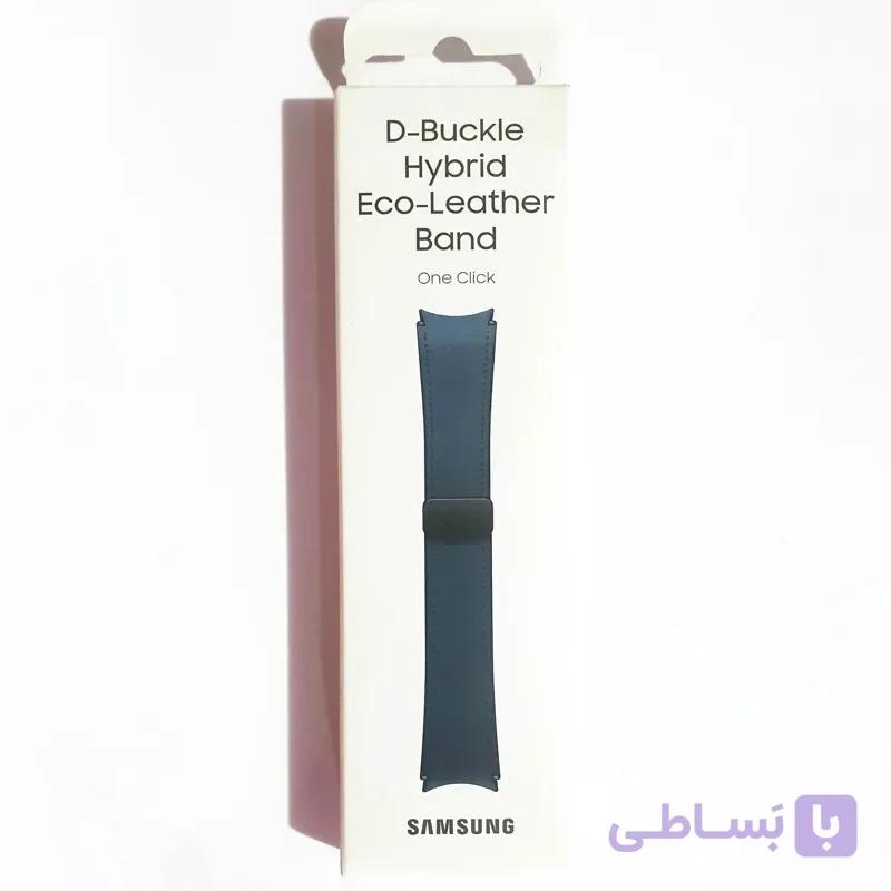 بند ساعت Samsung Galaxy Watch D-Buckle Hybrid Eco-Leather Indigo M/L ET-SHR94LNEGWW — تصویر 1