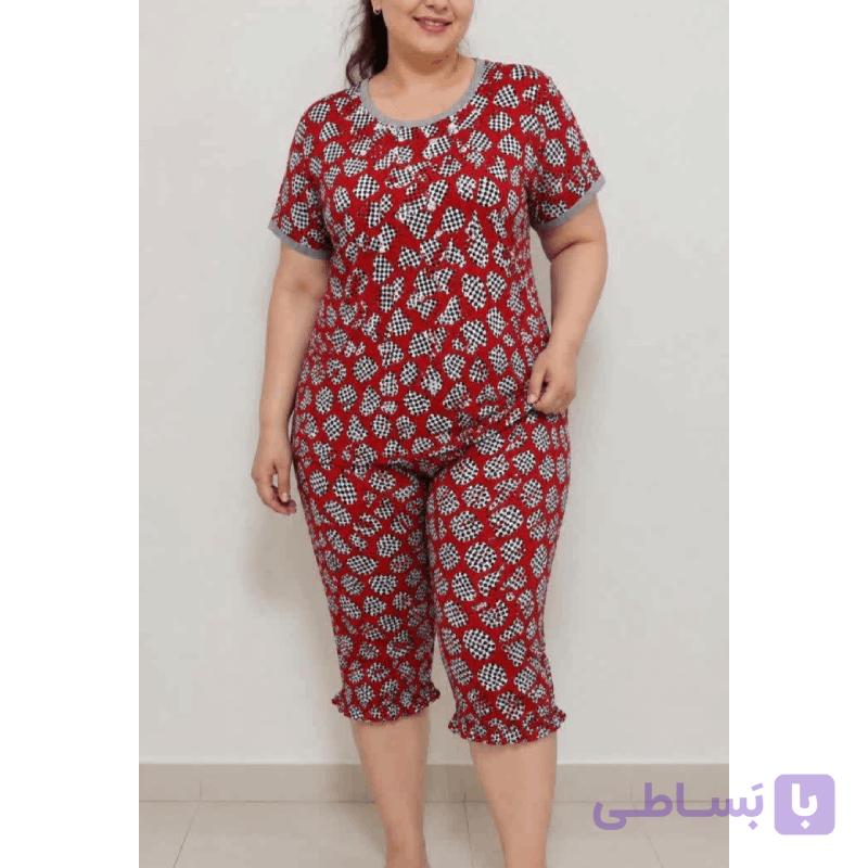 تیشرت و شلوارک سایز بزرگ قلب — تصویر 1