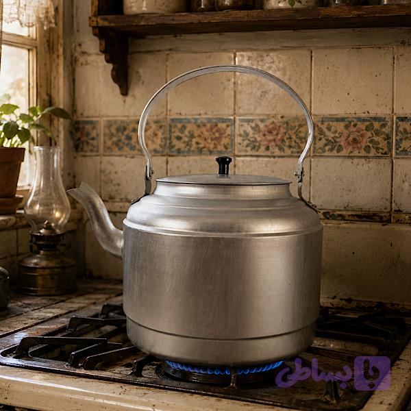 کتری سفید لوله دار