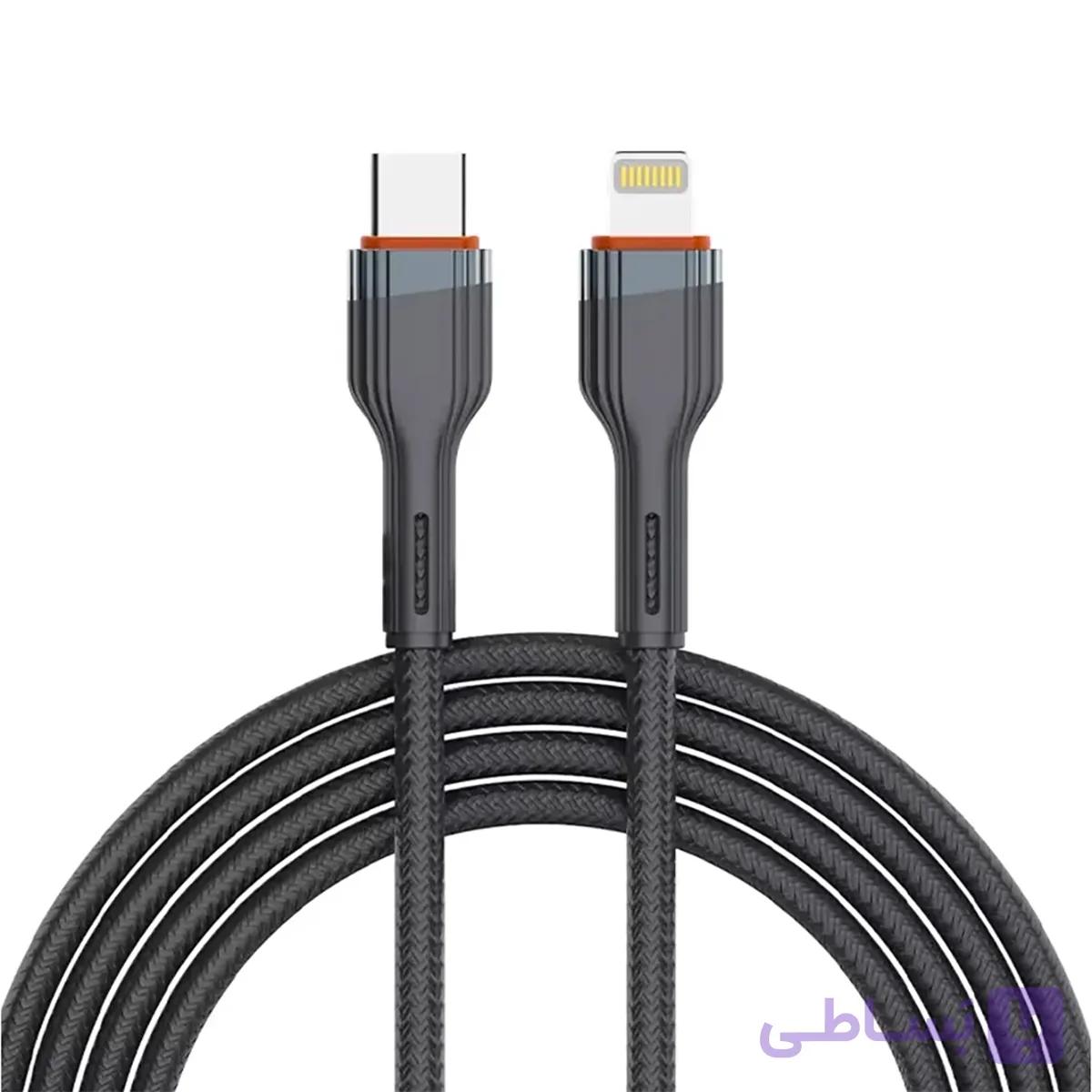 کابل شارژ  تایپ سی به لایتنینگ ۳۰ وات الدینیو مدل LC641i طول ۱ متر