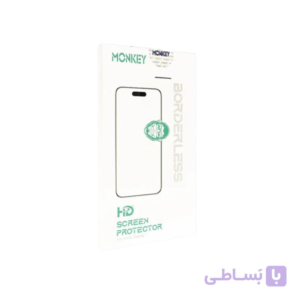 گلس مانکی بدون حاشیه مدل 18ProMax آیفون — تصویر 1