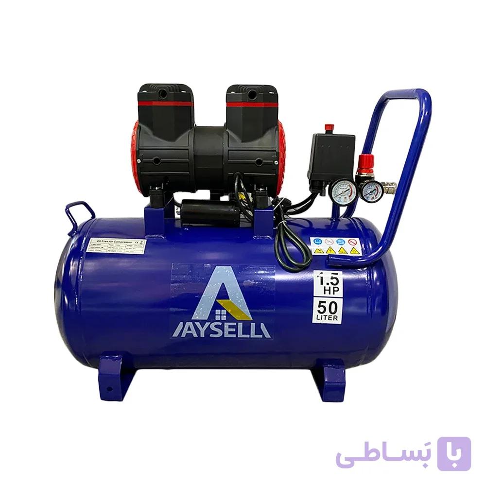کمپرسور باد 50 لیتری تک موتور آیسل AYSELL مدل ALB50 — تصویر 1
