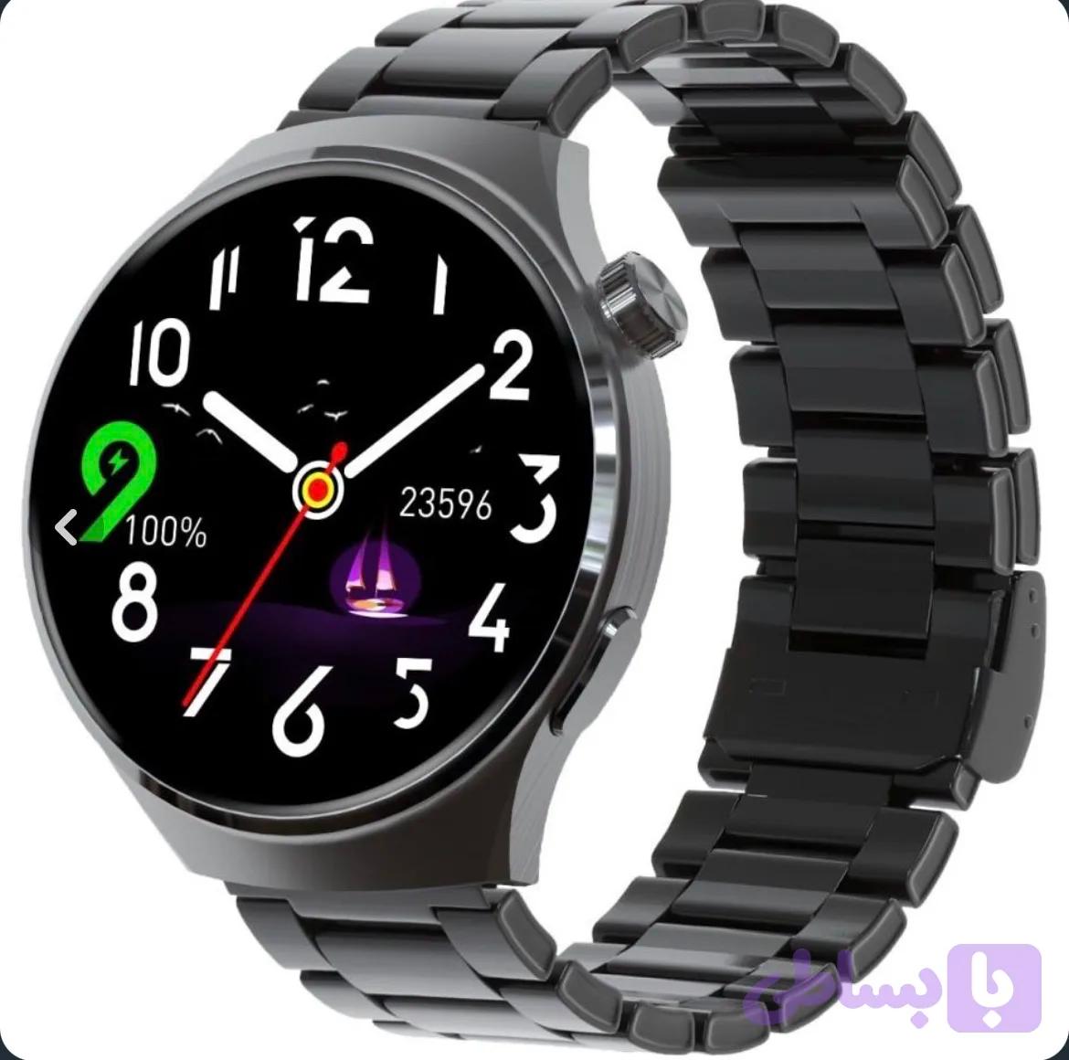 ساعت هوشمندصفحه گرد wisme -x31 max مناسب آقایان
