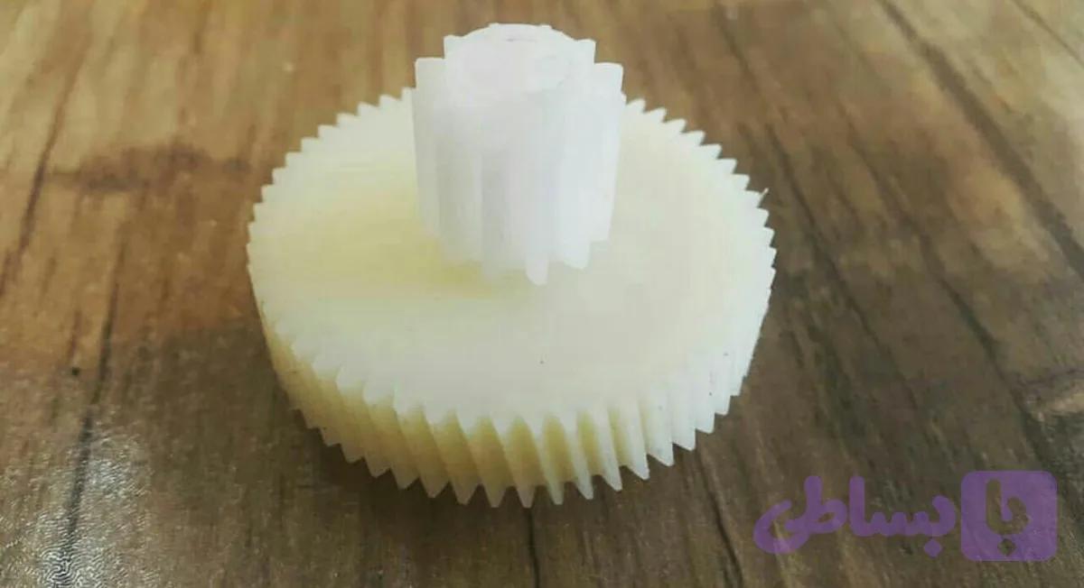 ساخت انواع چرخدنده دوبل تفلونی درب پارکینگ