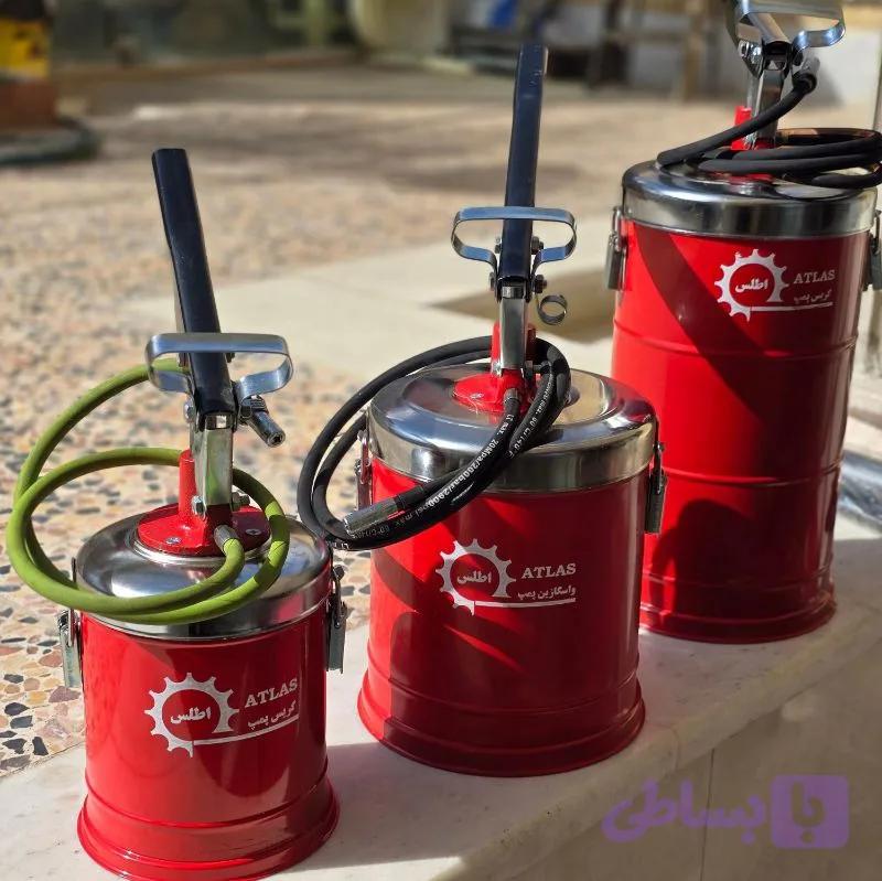گریس پمپ سطلی 5 کیلو اطلس