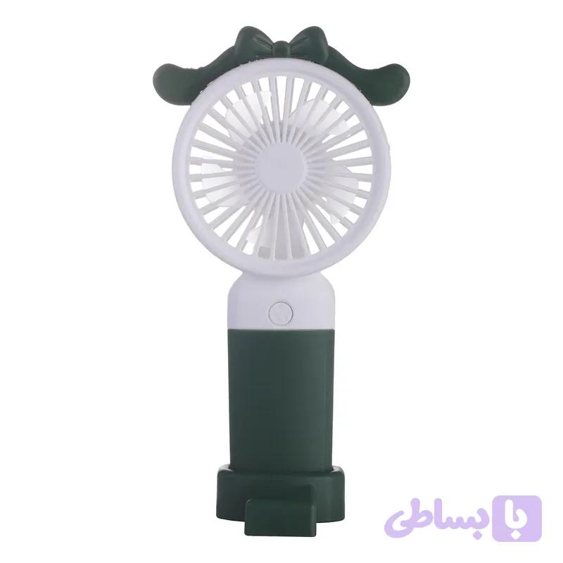 پنکه شارژی دستی و هولدر موبایل رومیزی مدل LY3088 — تصویر 1