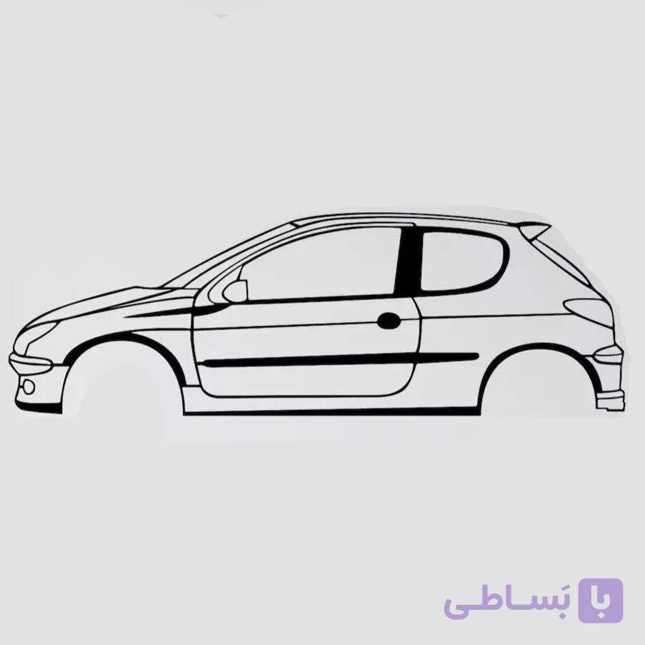 تابلو دیواری  پژو 206 | ماکت ماشین کلکسیونی