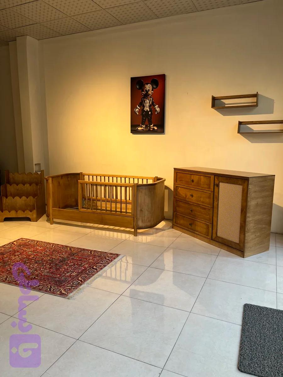 تخت کودک دومنظوره