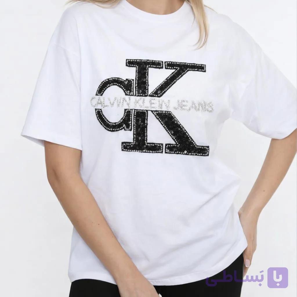 تیشرت ترک طرح CK نگین دوزی