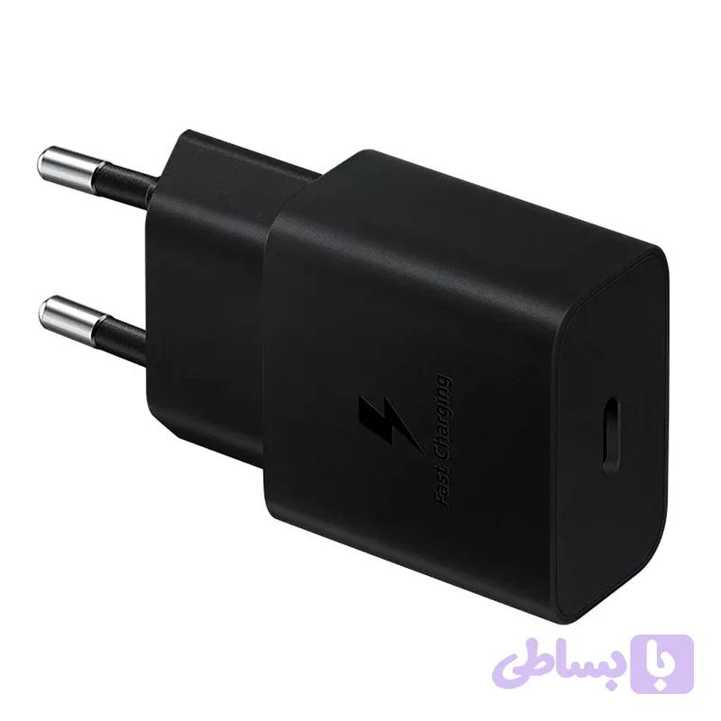 شارژر دیواری 15 وات سامسونگ مدل EP-T1510XBEGEU خروجی USB-C شارژ سریع — تصویر 1