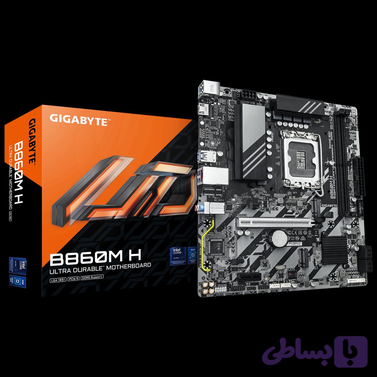 مینبورد GIGA B860M H D5 (HDMI.) ( 14)+CPU