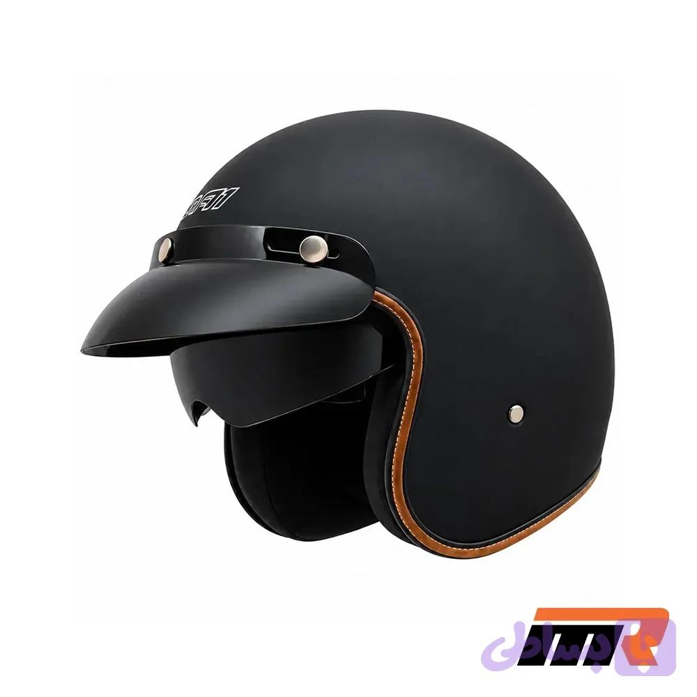 کلاه کاسکت وسپایی DA1 مدل 404 Matt Black