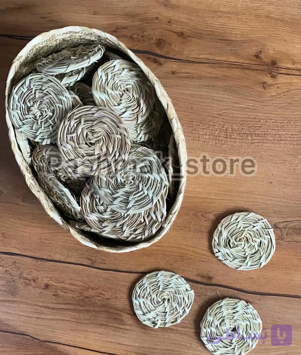 اسباب‌بازی خرگوش مدل سکه جویدنی حصیری