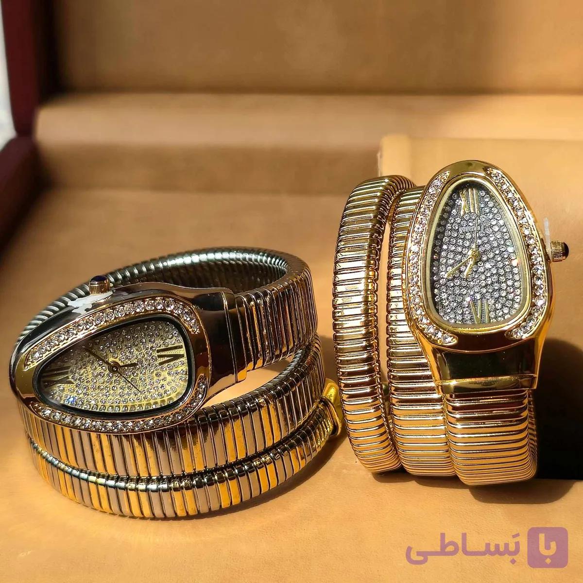 ساعت مچی زنانه مجلسی بلگاری ماری فول نگین