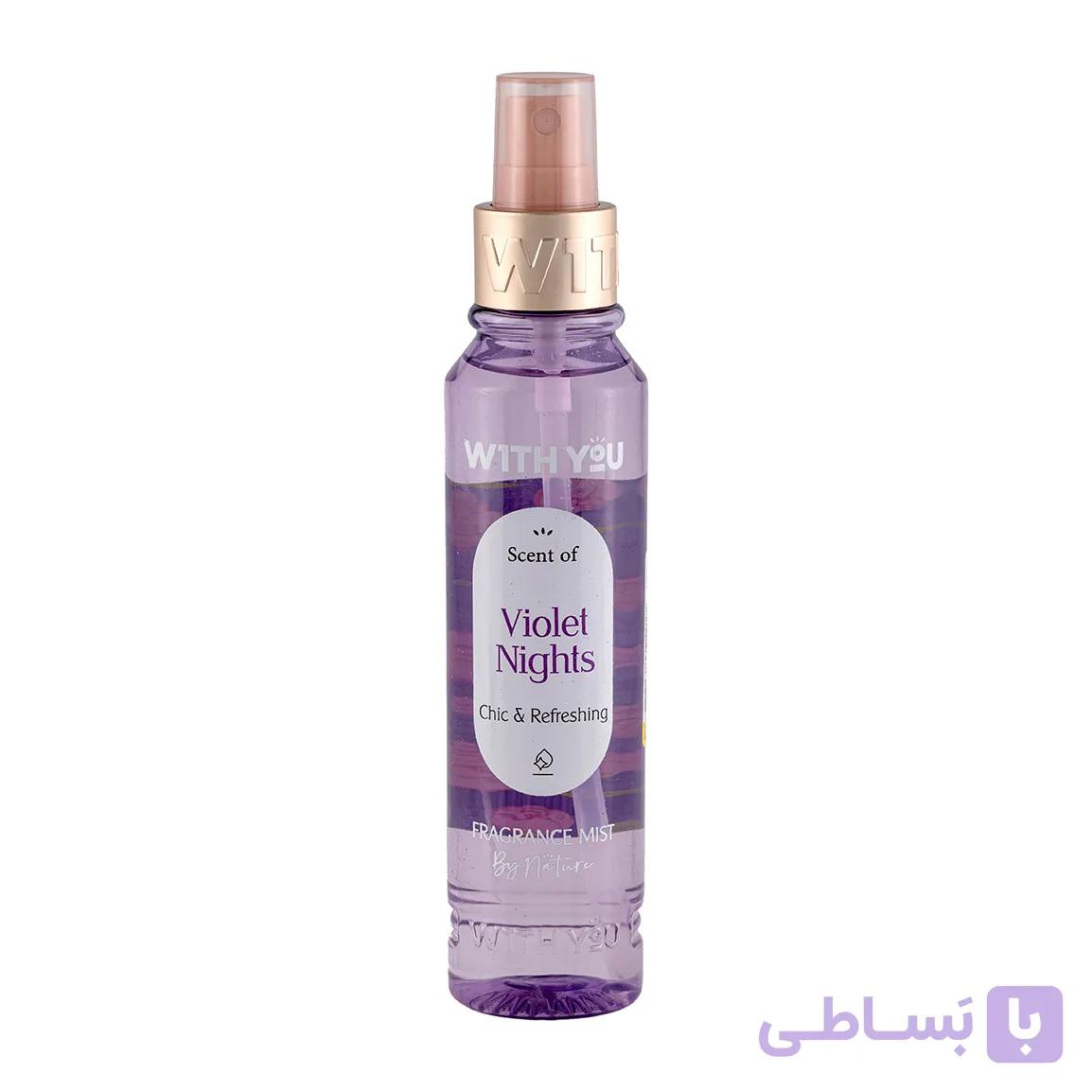 بادی اسپلش ویت یو مدل Violet Nights - سانی میکاپ