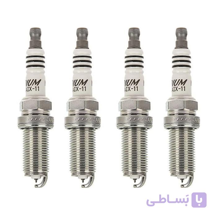 شمع خودرو ان جی کی سوزنی ایریدیوم پایه بلند بسته 4 عددی (مدل LFR6AIX-11 6619)