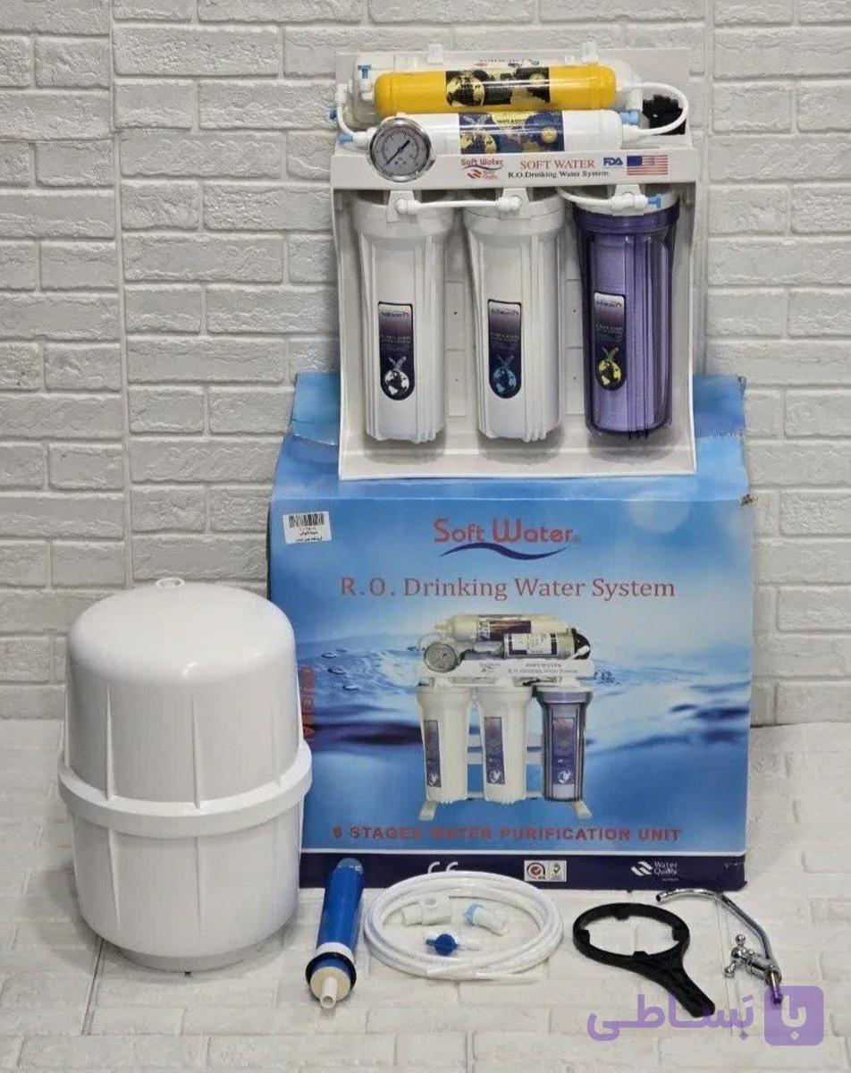 دستگاه تصفیه آب موتور تایوانی 6 مرحله ایی soft water