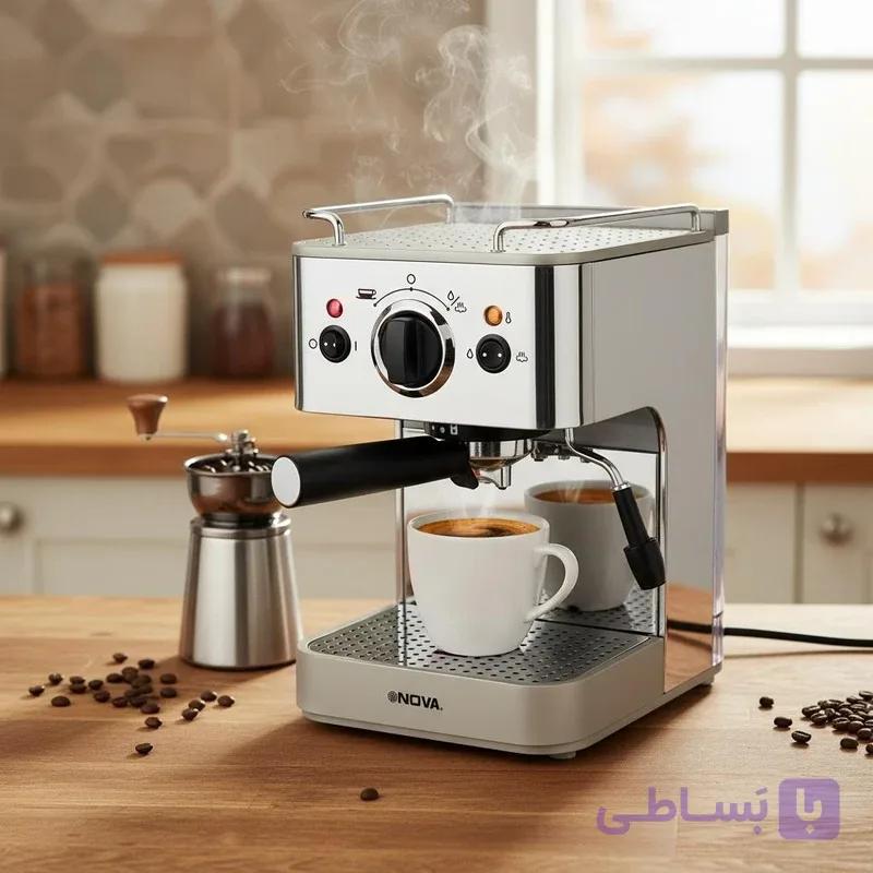 اسپرسو ساز برندNOWA  مدل NCM-149EXPS، فشار 19 بار