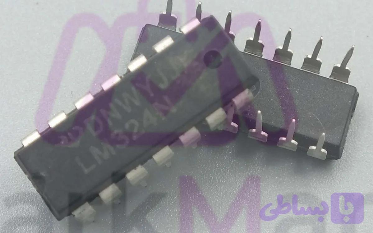 آی سی LM324N مدل DIP چهار کاناله (Operational Amplifier)اصل