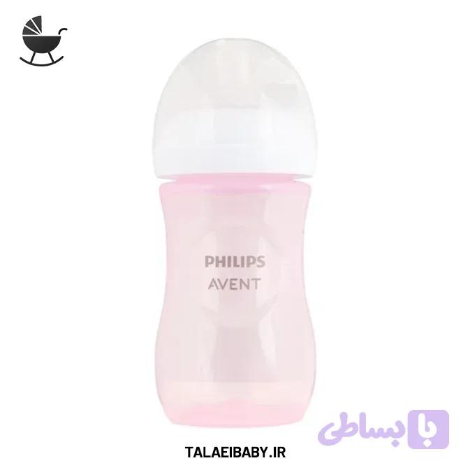 شیشه شیر نچرال ۳ ماه به بالا فیلیپس اونت رنگ صورتی کد SCY903/11