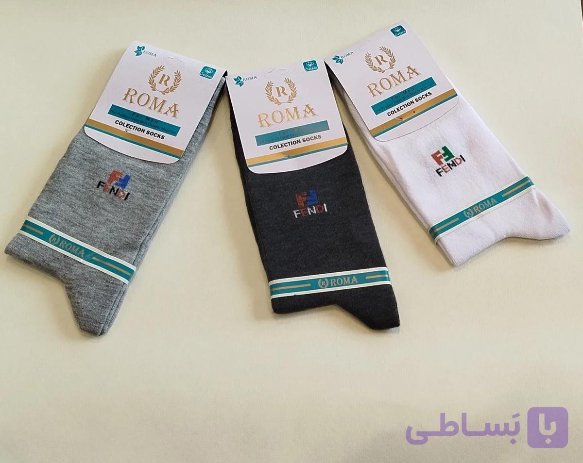 جوراب مردانه ساقدار ۶رنگ