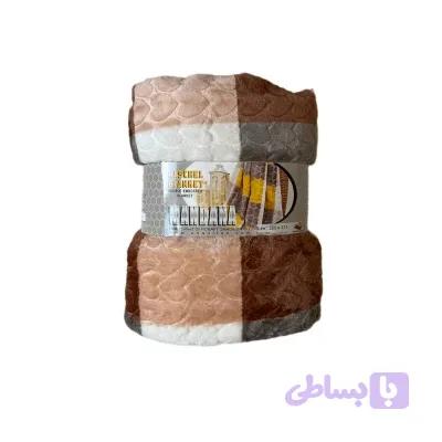 پتو مسافرتی دو نفره شادیلون مدل ماندانا ژله ای سایز 220x200 سانتی‌متر
