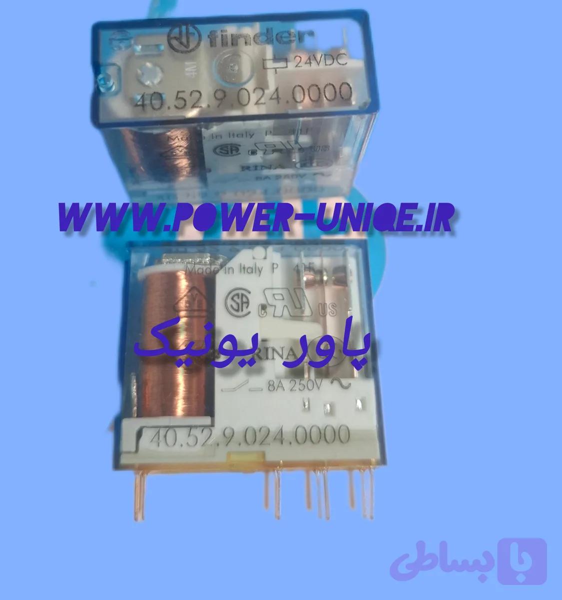رله فایندر ایتالیا 40529012 12VDC