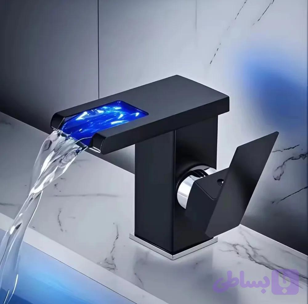 شیر روشویی هوادیائو (Huadiao) مدل LED دار پایه کوتاه و پایه بلند بدنه محصول ضد خش و ضد زنگ بسیار کاربردی و با کیفیت (محصول وارداتی)
