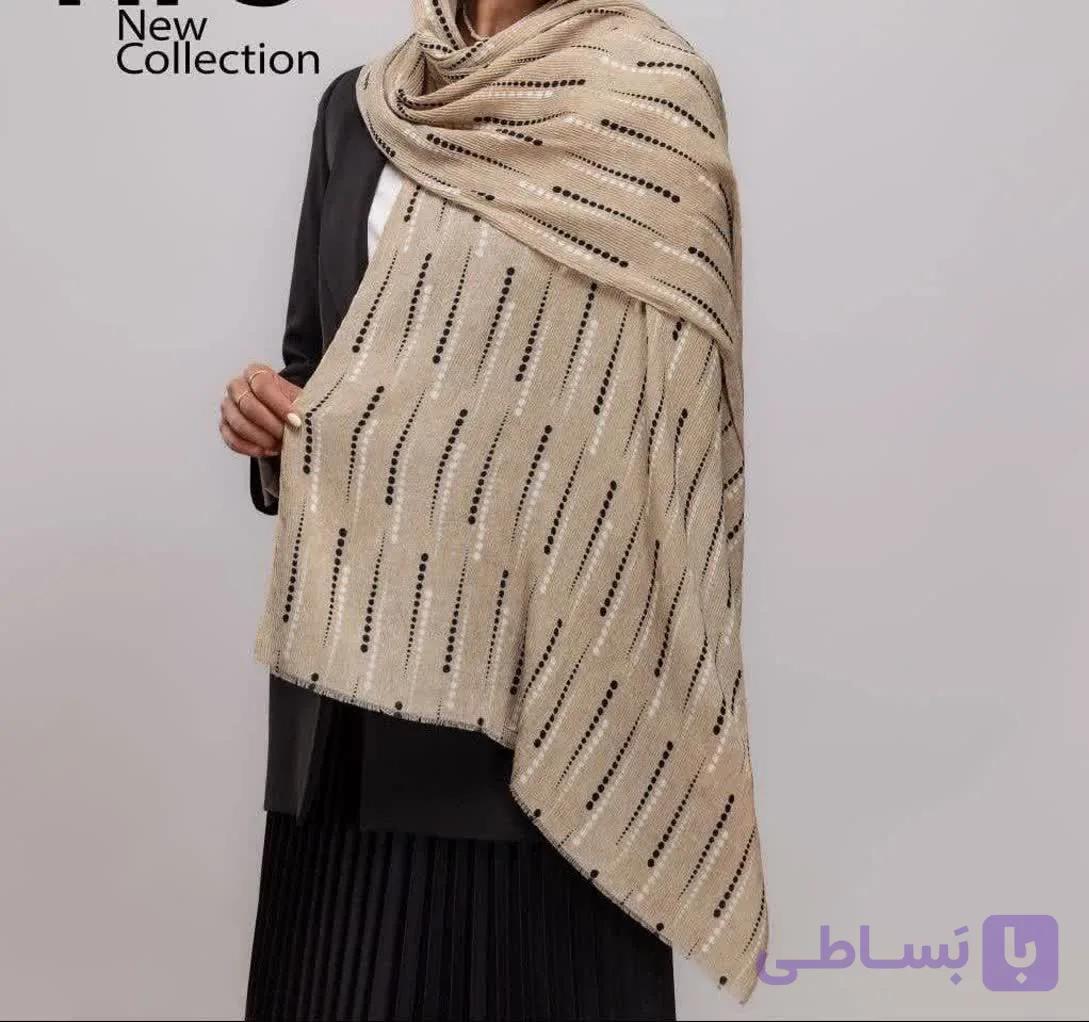 شال نخی بسیار سبک و خنک رنگ بندی متنوع