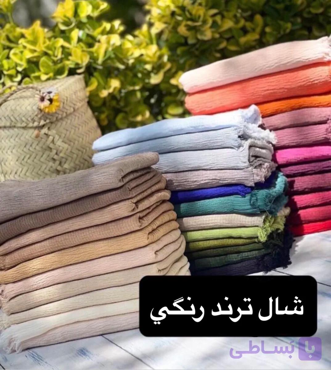 شال پليسه زنانه پرطرفدار كد 1482 — تصویر 1
