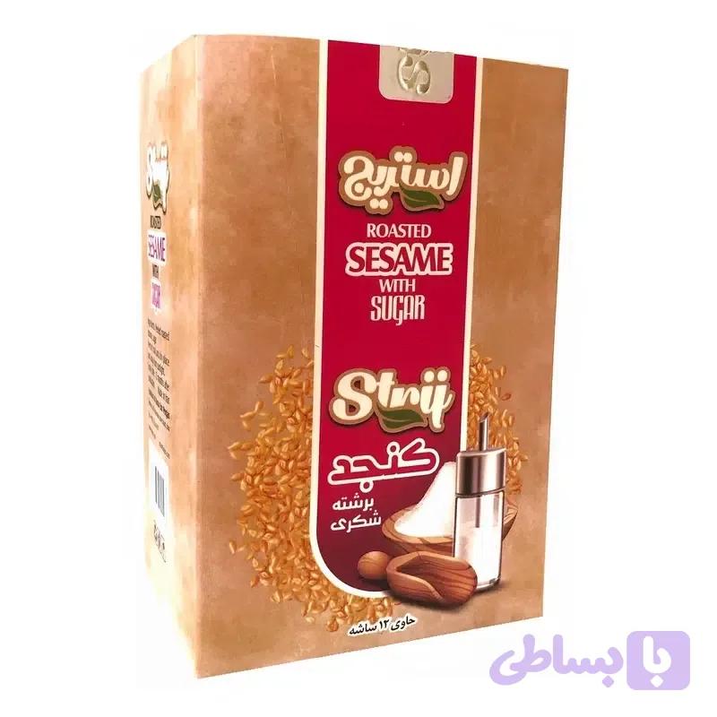 کنجد برشته شکری 300 گرمی استریج — تصویر 1