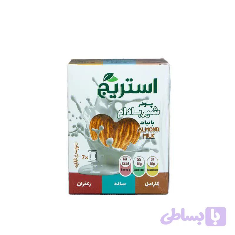 بسته ترکیبی شیر بادام و نبات سه طعم 200 گرمی استریج — تصویر 1